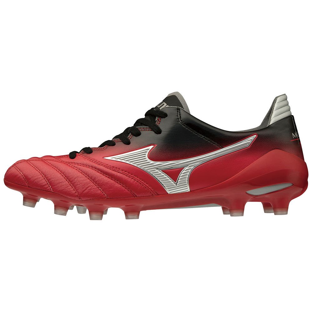 Botas de Futbol Mizuno MORELIA NEO II JAPAN Mujer Rojas/Plateadas/Negras Comprar CRWA-06394